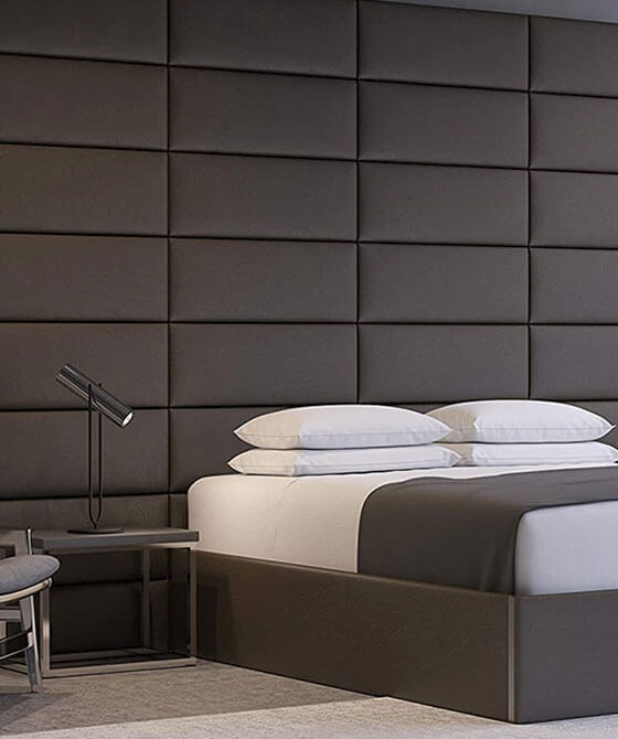 Look no further than Homeefe for upholstered, padded, and fabric wall panels